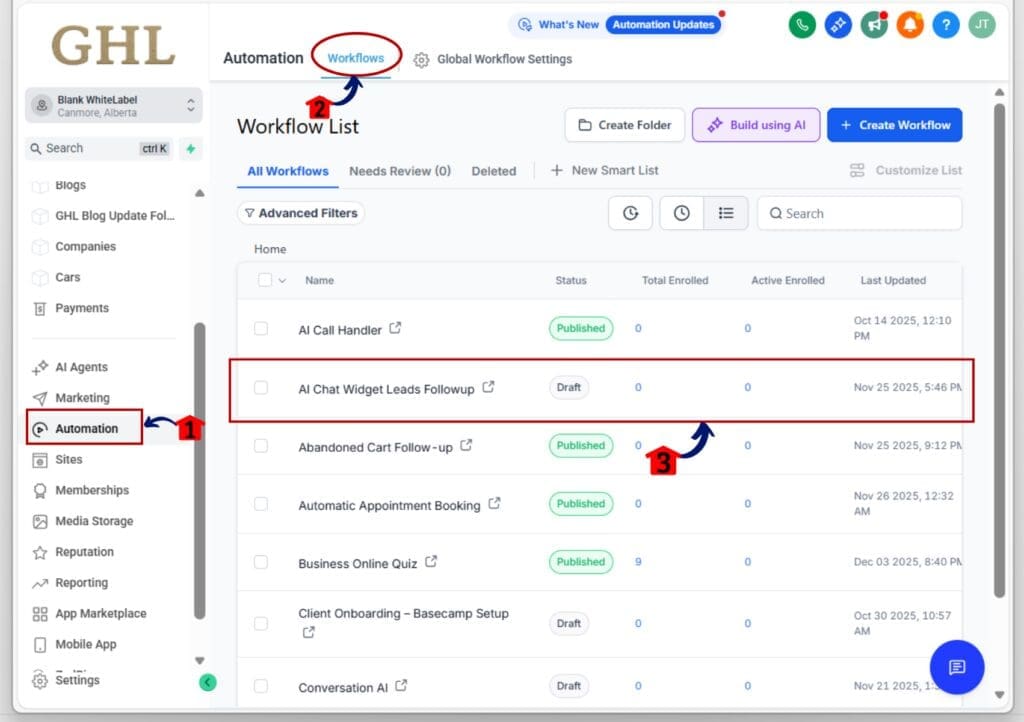 how to use workflow trigger names