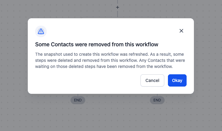 ghl snapshot contact clean up