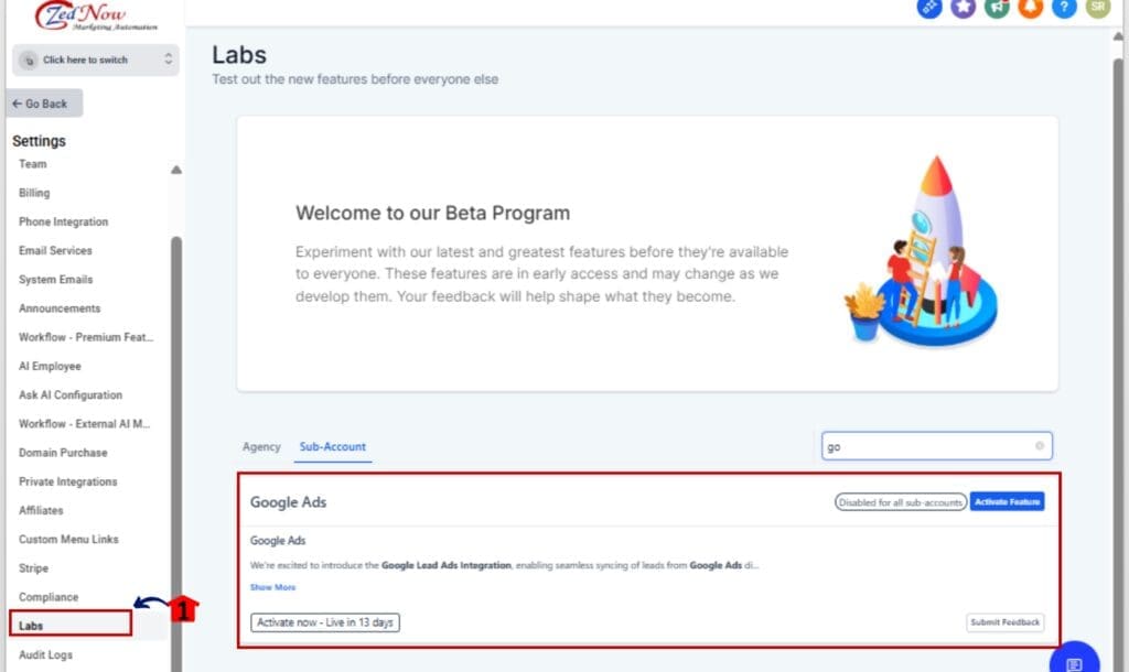 How to Use Google Lead Sync in GHL