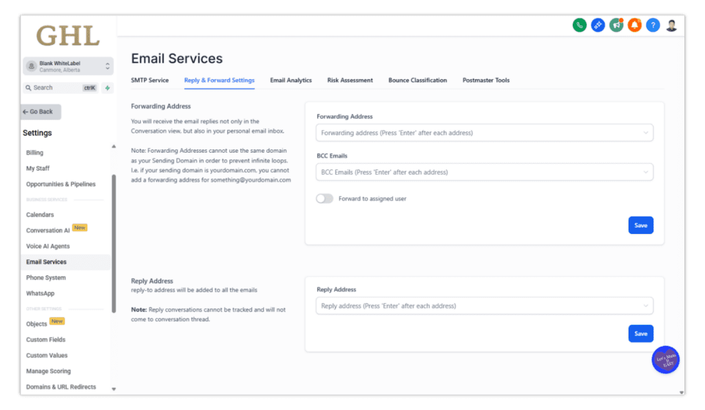 Communication Channel Set Up