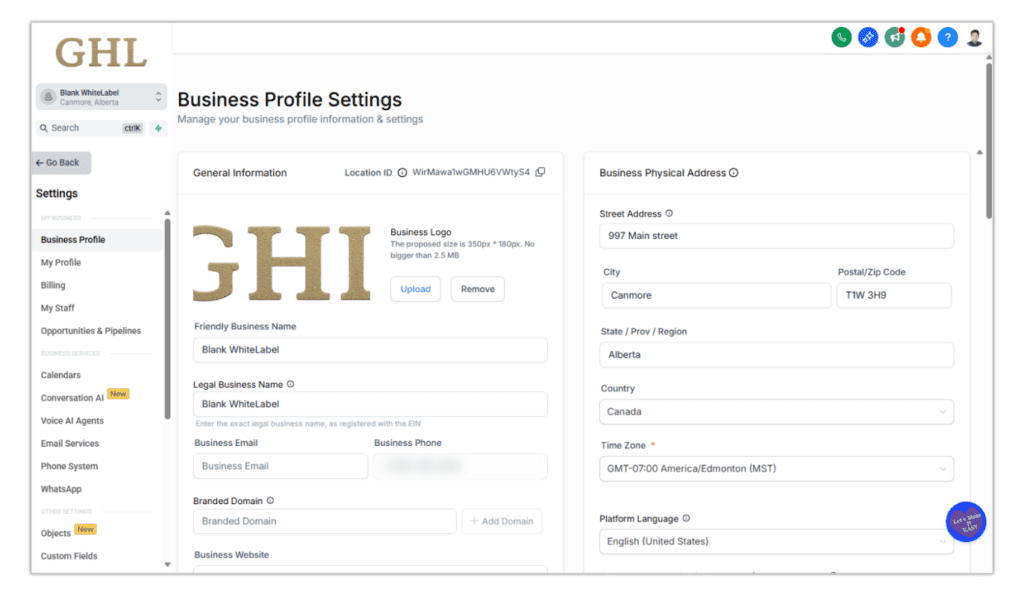 ghl-beginner-mistakes-1 Skipping Account Set Up