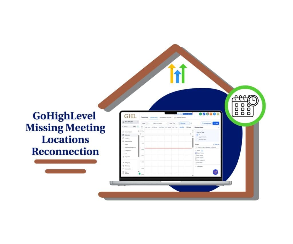 GHL Adds Automatic Meeting Links After Reconnect