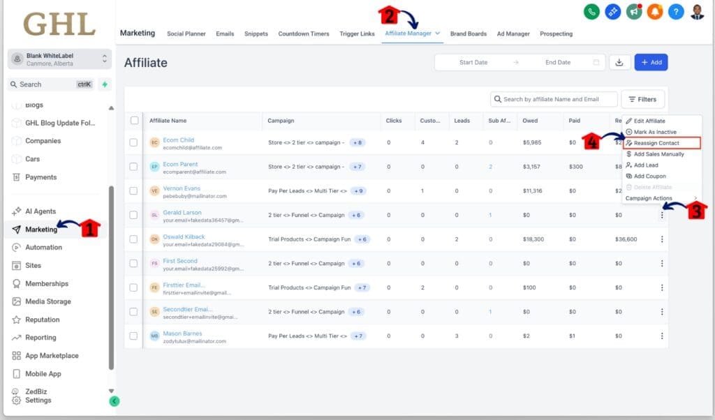 How to Use the Reassignment Tool 