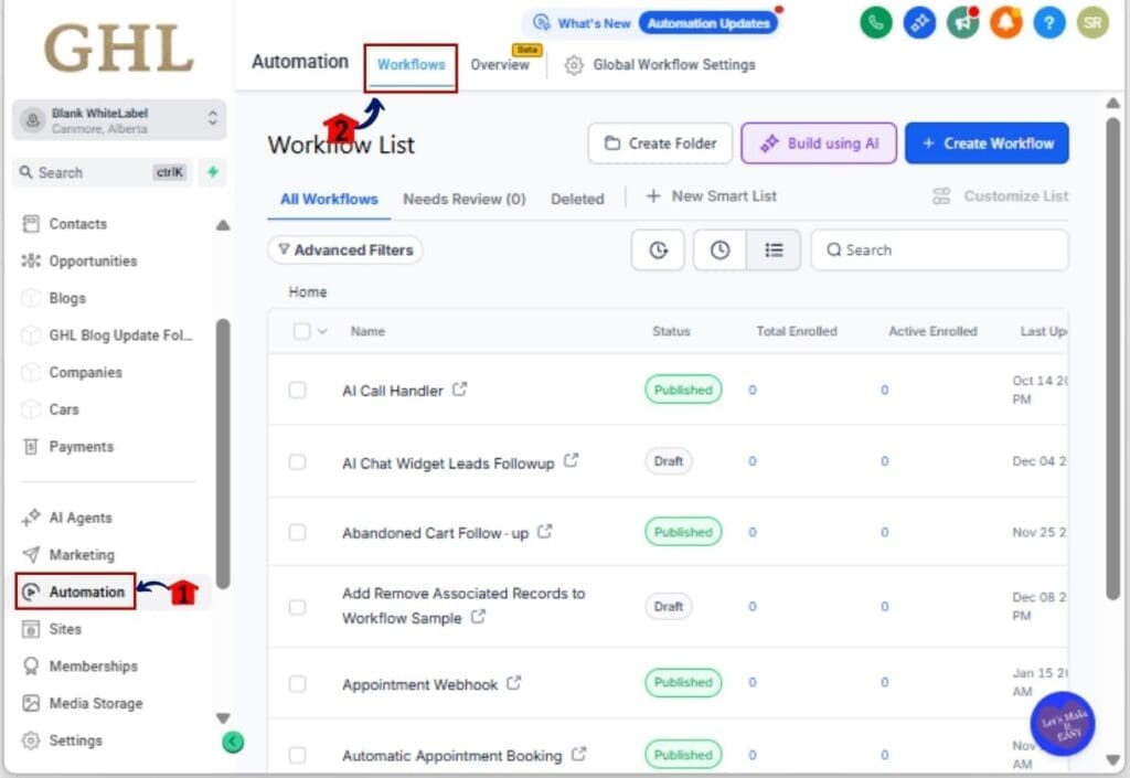 How to Use Contact Search Automation in GHL