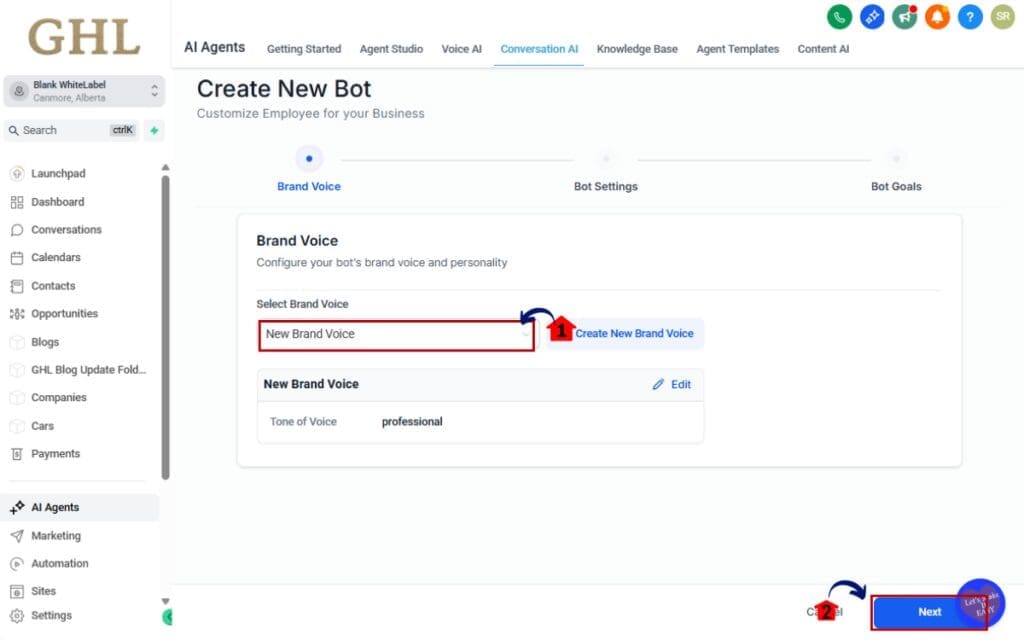 Conversation Summaries
 GHL - Customize your new bot
