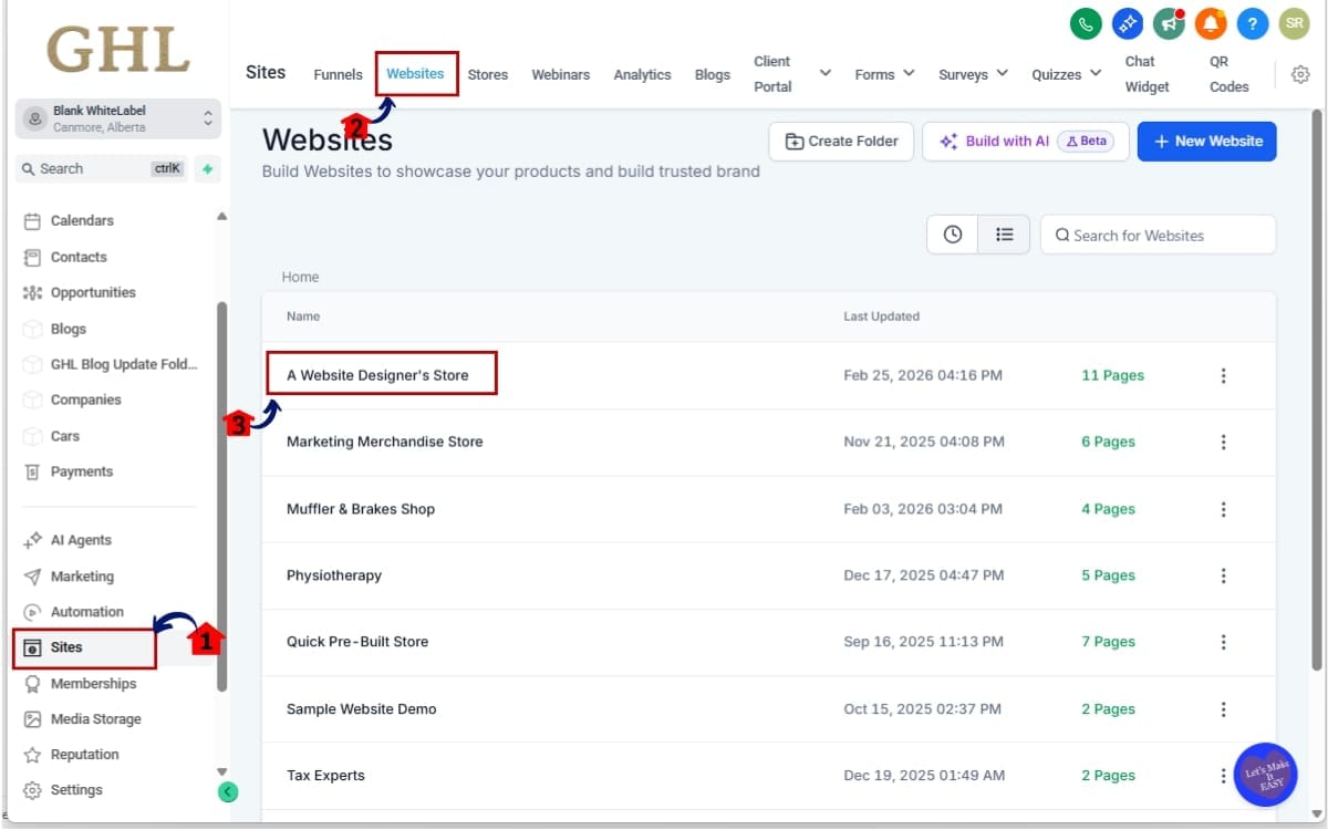 GHL Product Title Display
 - Go to the website where the product is embedded