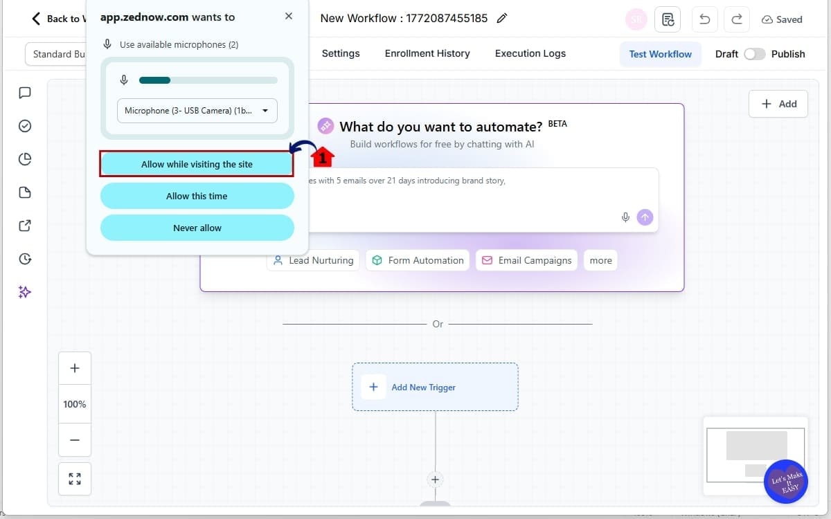 Voice Workflow Builder 03