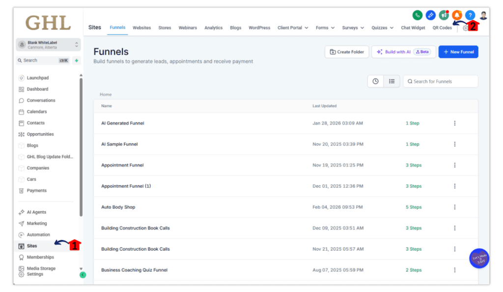 Accessing QR Codes in Sites