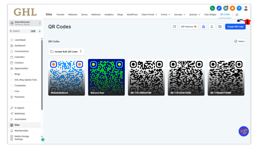 Adding New QR Codes
