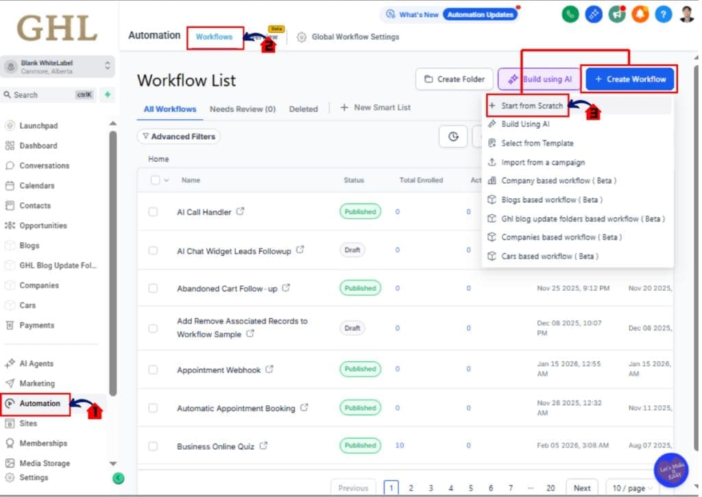 ghl-manus-trigger-and-action AI Workflow Automation in GHL – Connect Manus in Workflow Builder