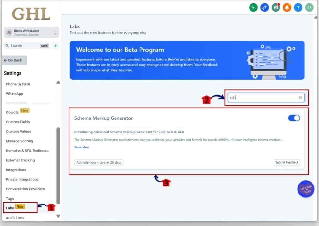 ghl schema markup generator - open