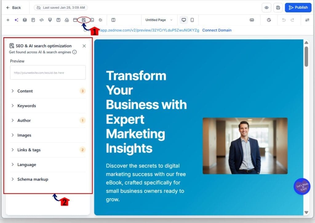 schema markup generator - optimization