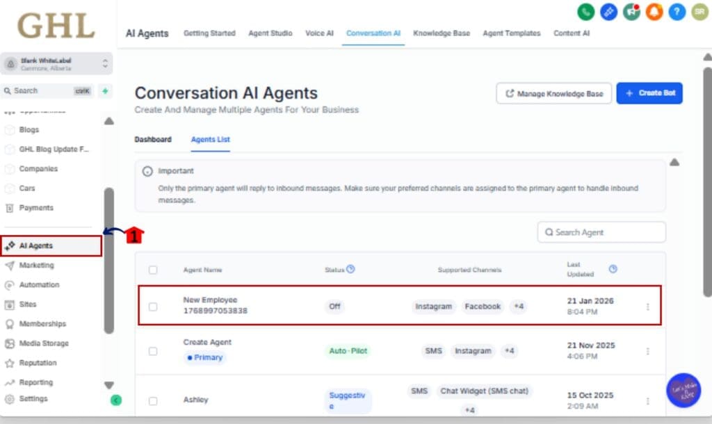 How to Use It: Set Up Indefinite Bot Sleep Control in GHL