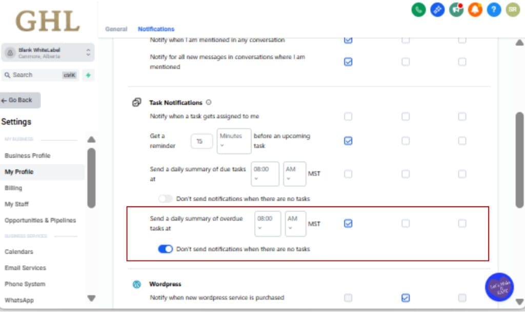 GoHighLevel Task Notifications - Understand How It Works