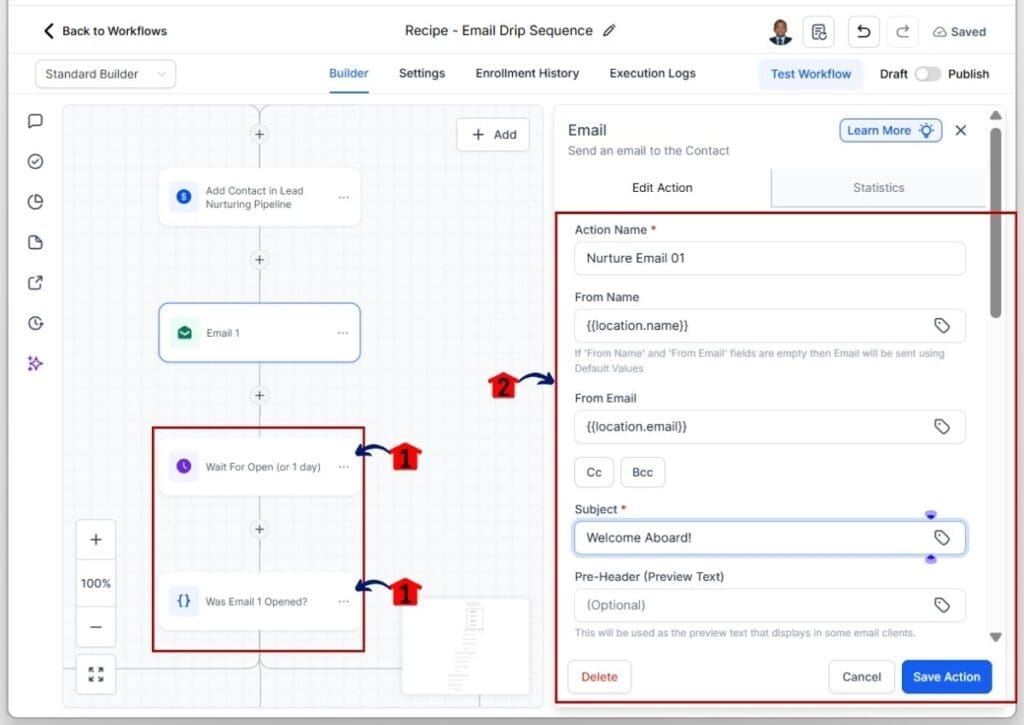 Workflow Templates - Review and Adjust Workflow Elements