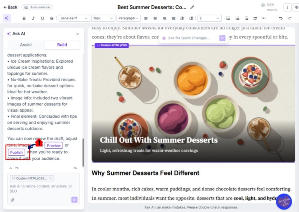 GHL Save as Draft and Publish buttons in Blog Editor