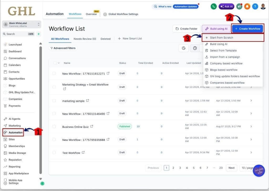 How to Use AI Workflow Automation in GHL