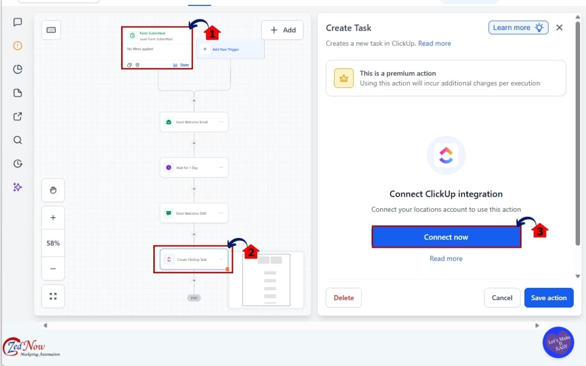 GHL AI Workflow Builder
 - Review the Generated Workflow
