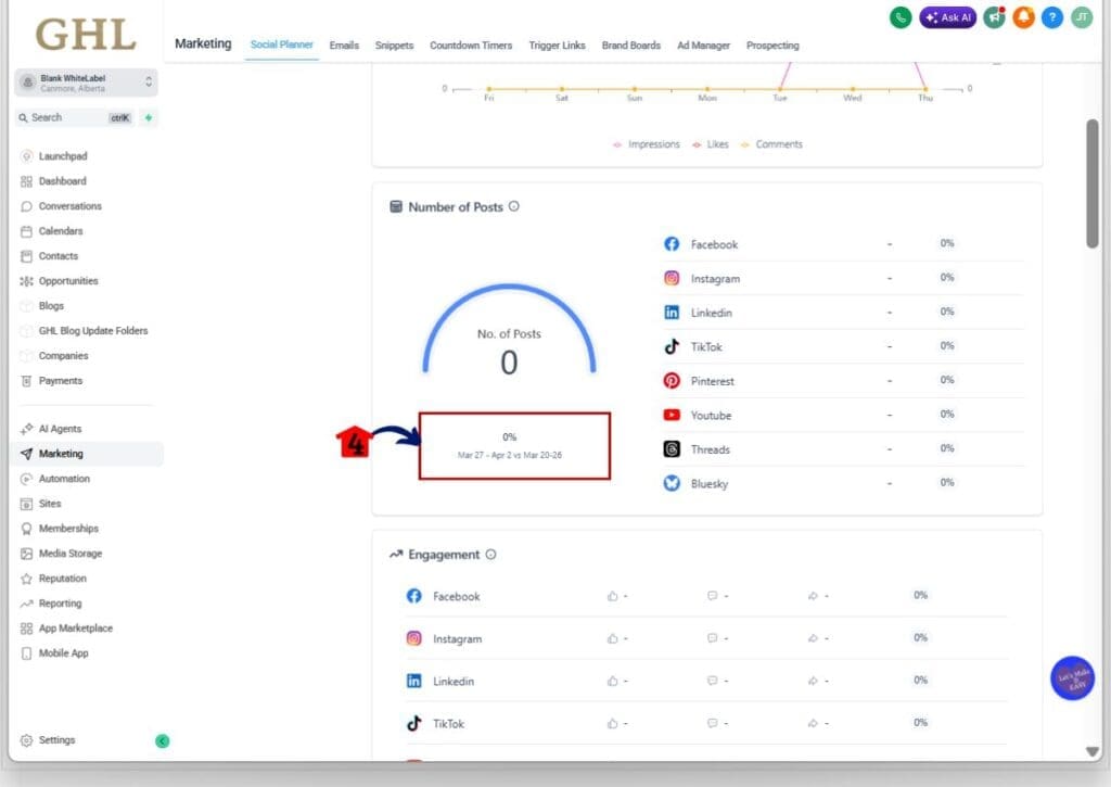 custom date range - comparison