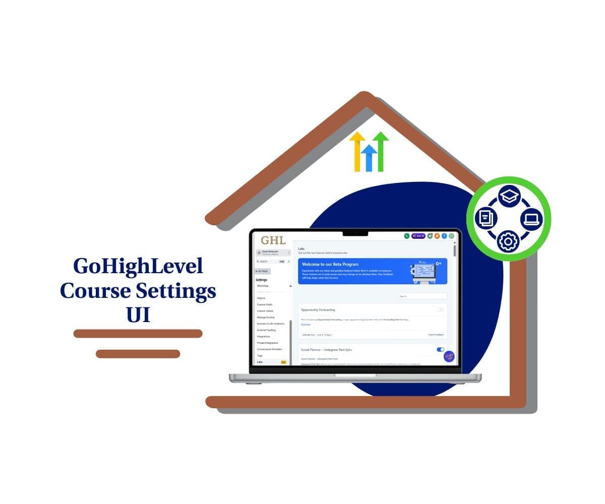 ghl course settings