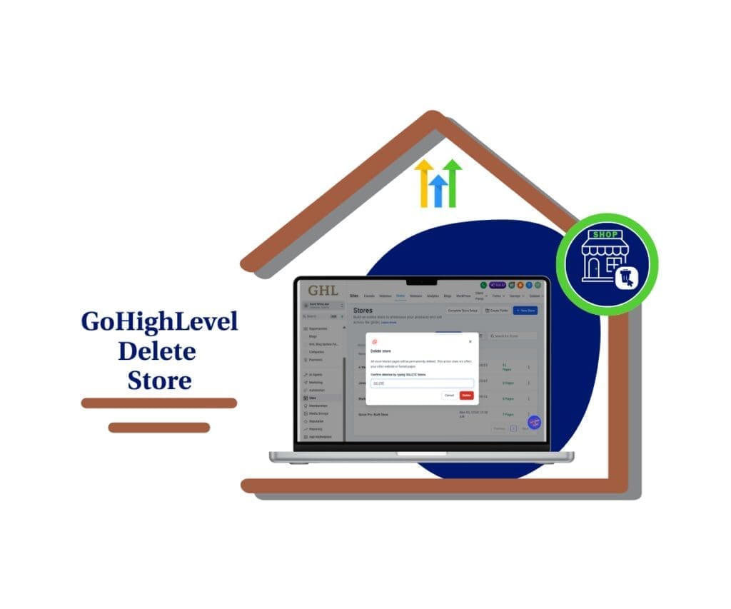 ghl delete store