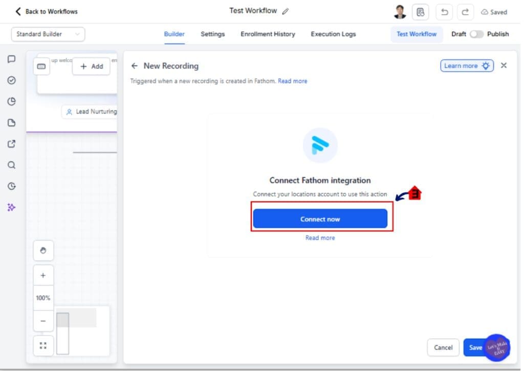 ghl-fathom-workflow-03 Fathom Workflow Automation Integration