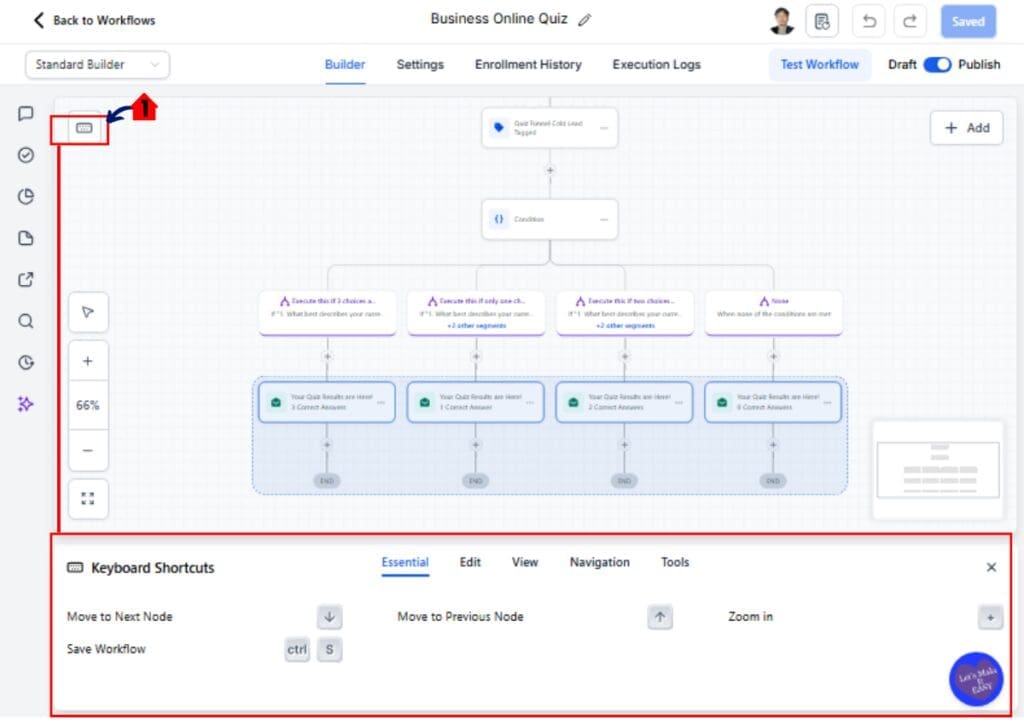 ghl-keyboard-shortcuts-03 GHL Keyboard Shortcuts – Select Workflow Node in GoHighLevel