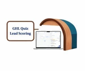 Quiz lead scoring in GHL workflows