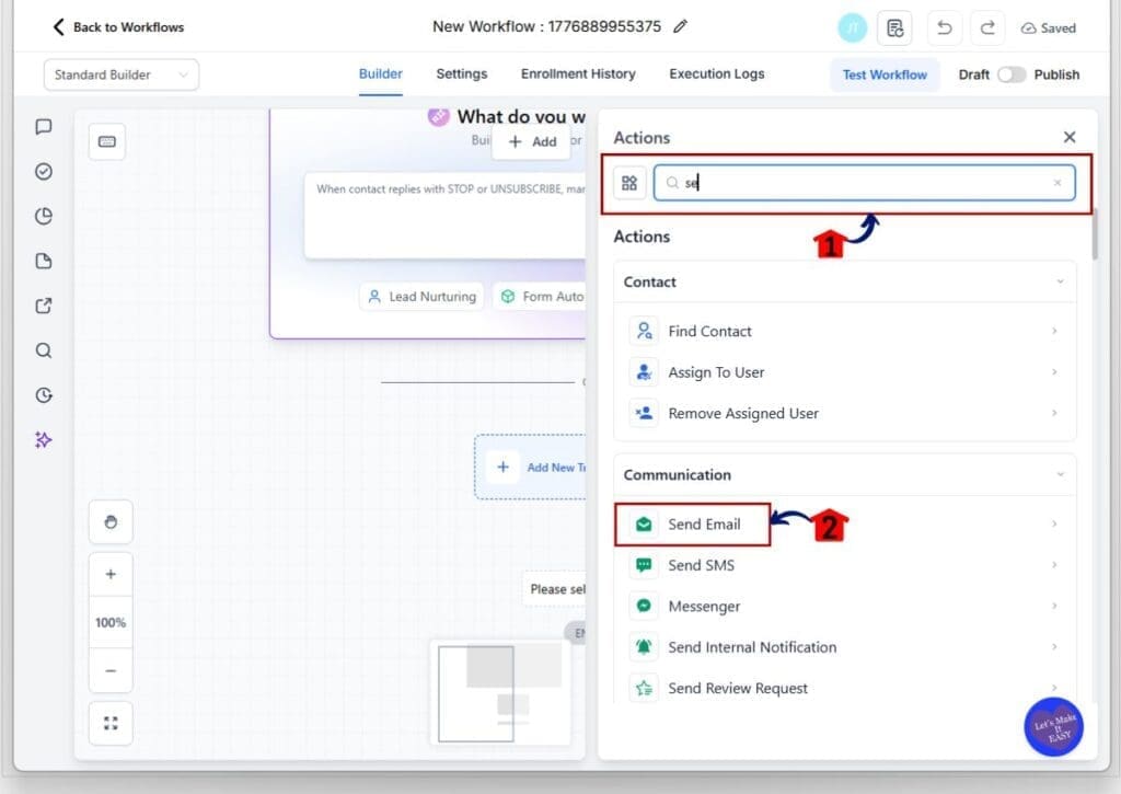 media library attachments - select