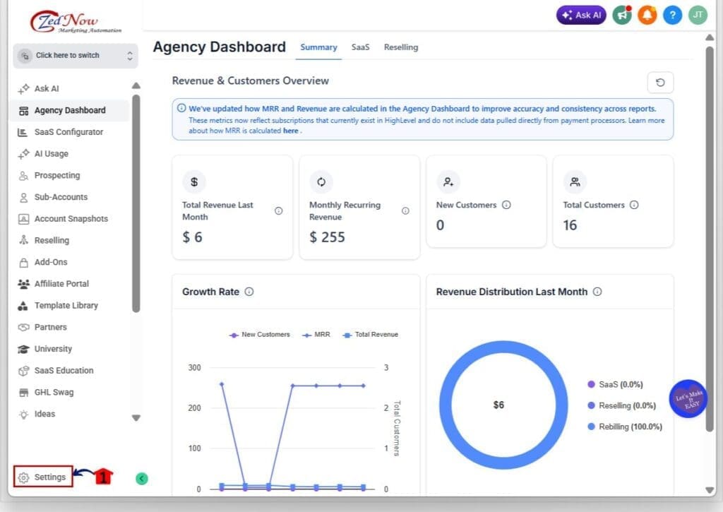how to use ghl temporary support access