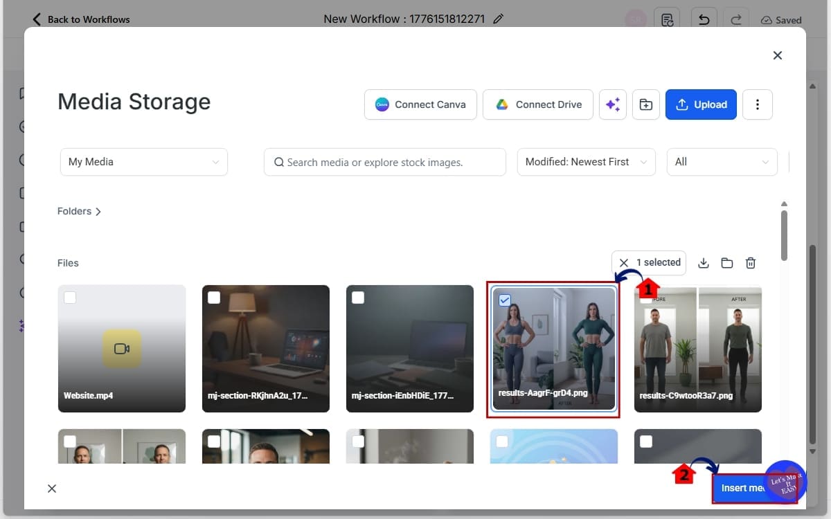 GoHighLveel Workflow File Attachments
- Select the File You Want to Attach