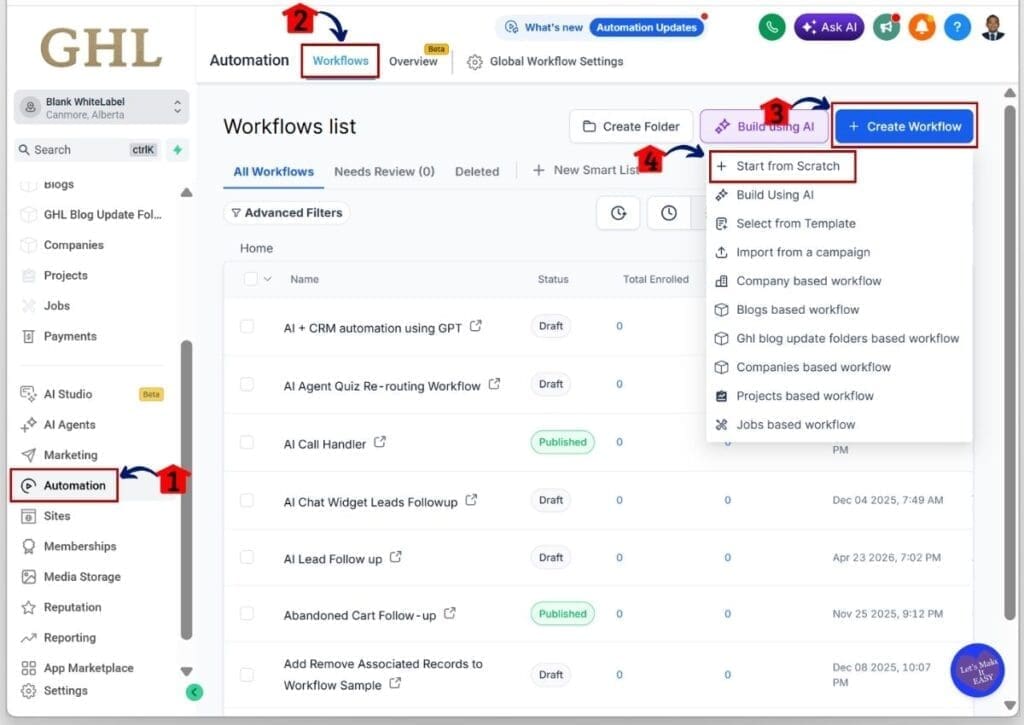 Complete workflow setup for AI appointment confirmations