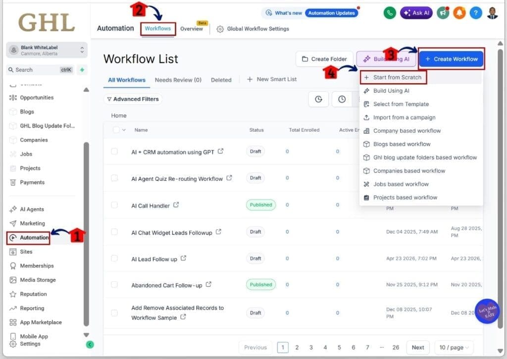 Set up Facebook lead nurturing workflow