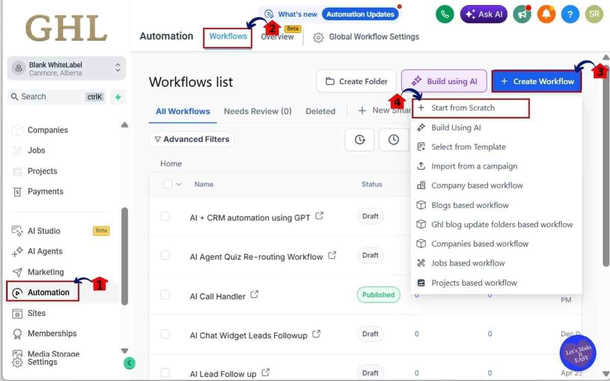 How to Set Up Marketing Audit Automation in GHL