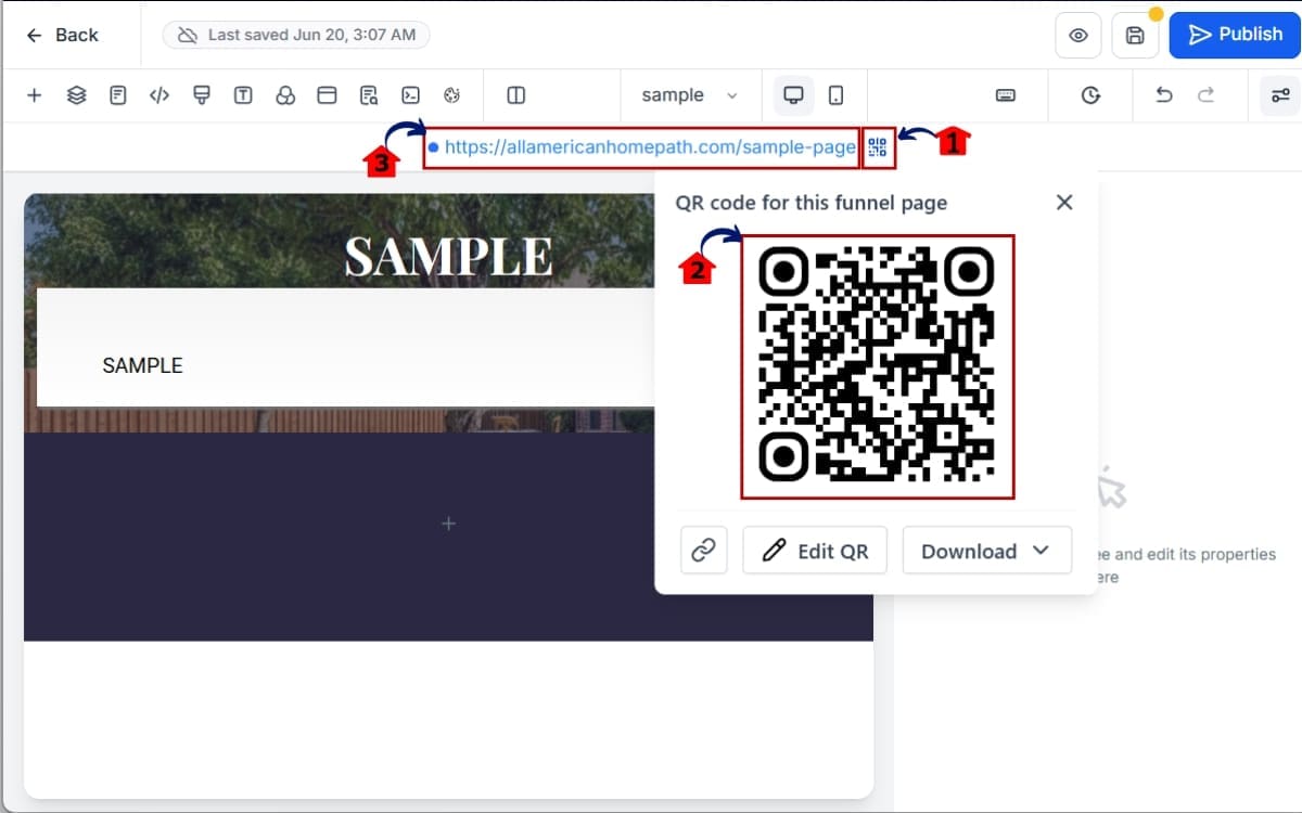 GHL Funnel QR Code
- Generate the Funnel QR Code