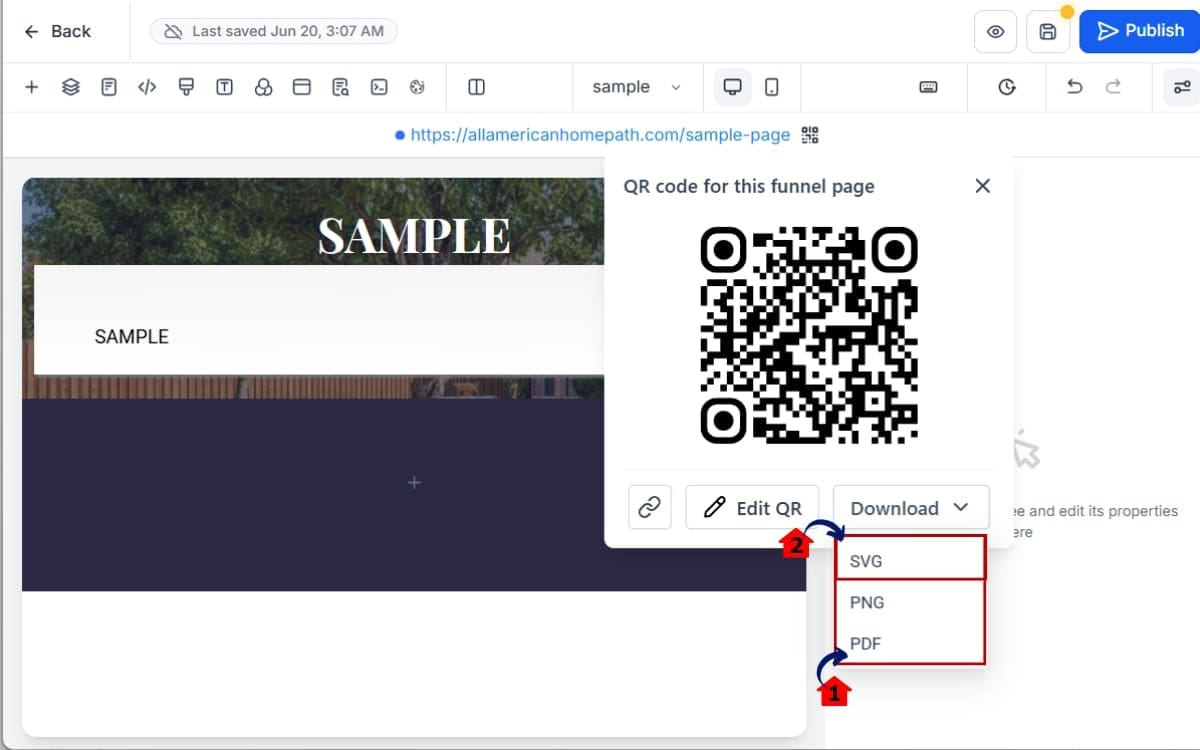 GoHighLevel Funnel QR Code
- Download the Funnel QR Code