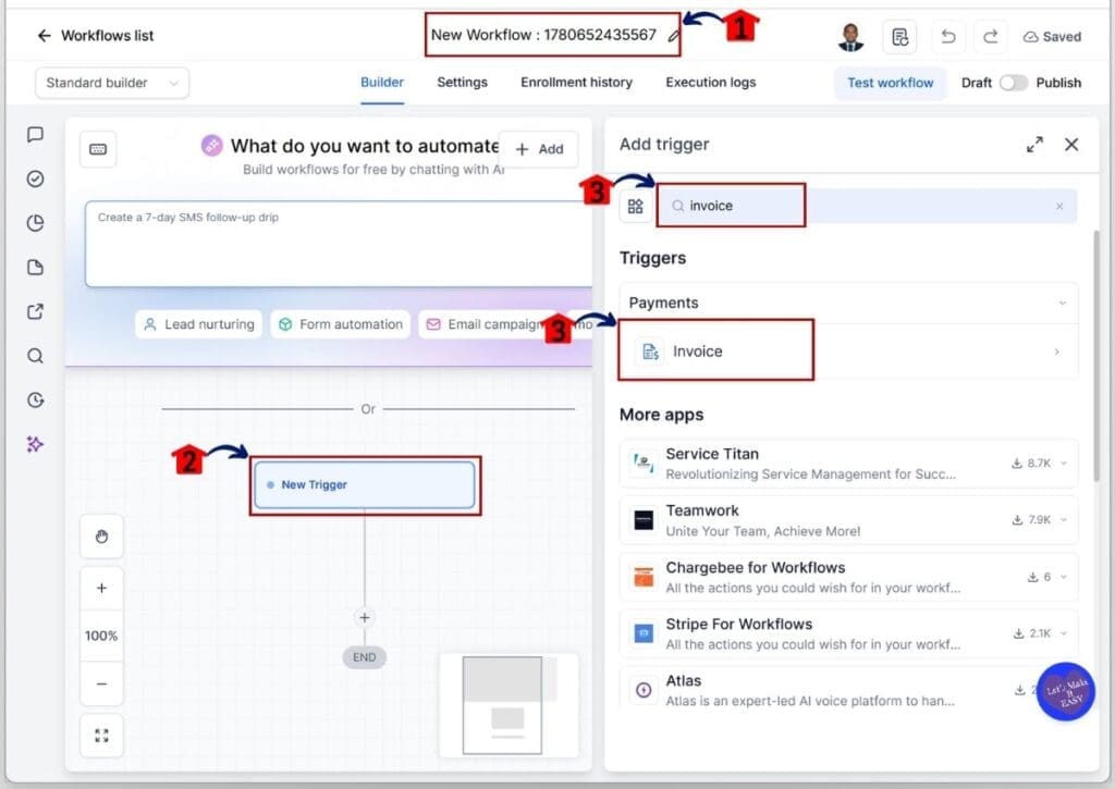 ghl-automated-invoice-reminders-trigger GHL Automated Invoice Reminders - Set the Invoice T