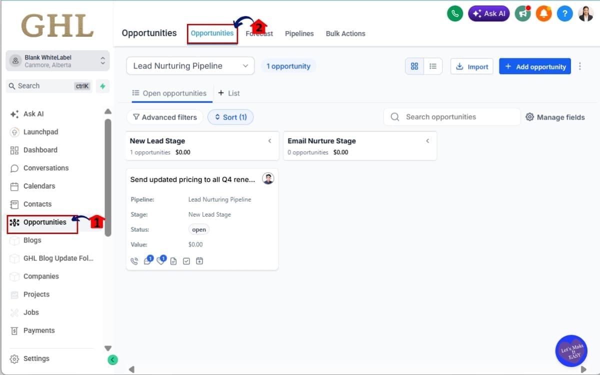 How to Use the All Pipelines View in GHL