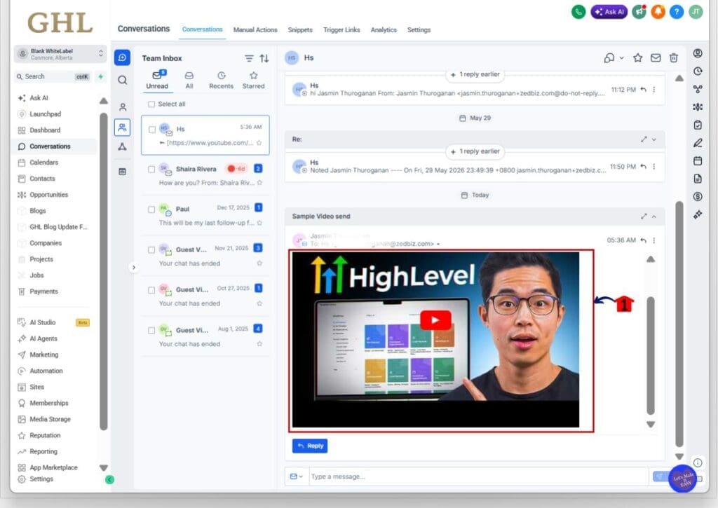youtube-email-preview-step02 ghl youtube email preview - review
