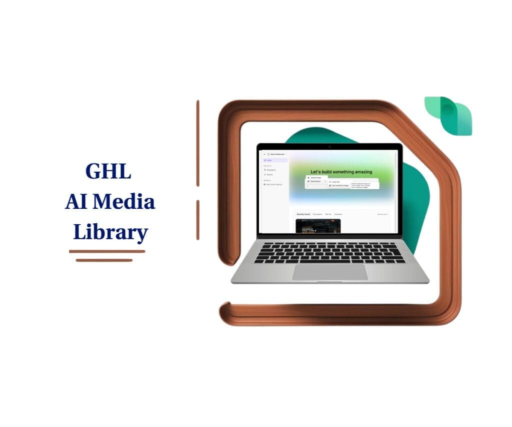 how to use ghl ai media library