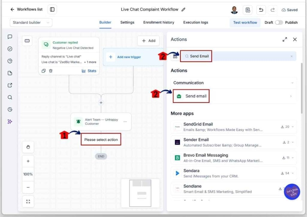 ghl-customer-complaint-automation-send-email