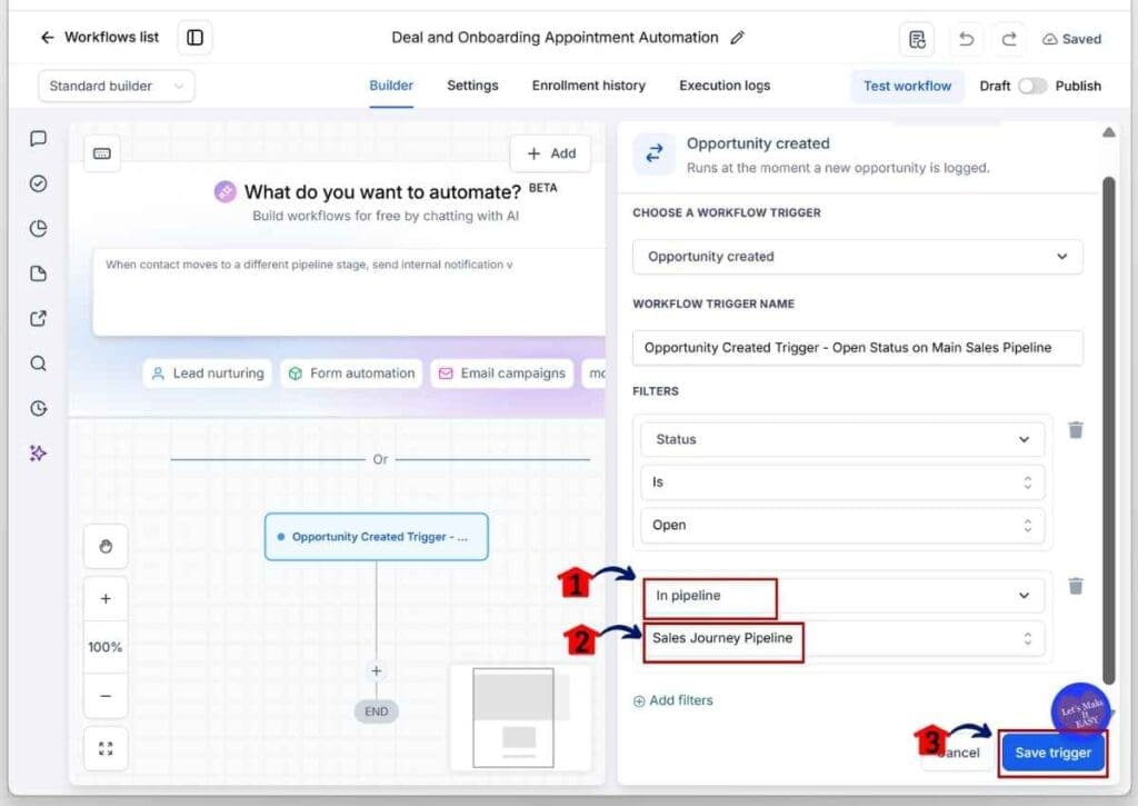 ghl-onboarding-calendar-link-opportunity-pipeline GoHighLevel Onboarding Calendar Link - Set In Pipeline as the Second Filter.