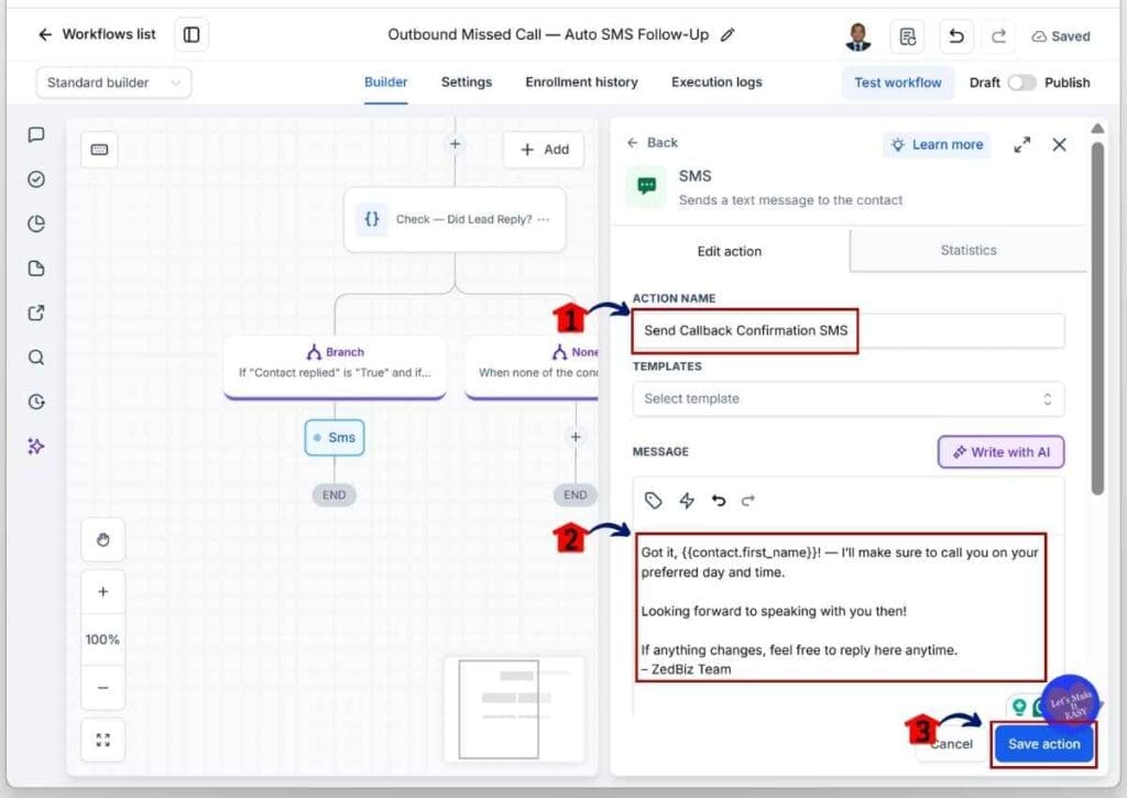ghl-sms-callback-workflow-message-confirmation