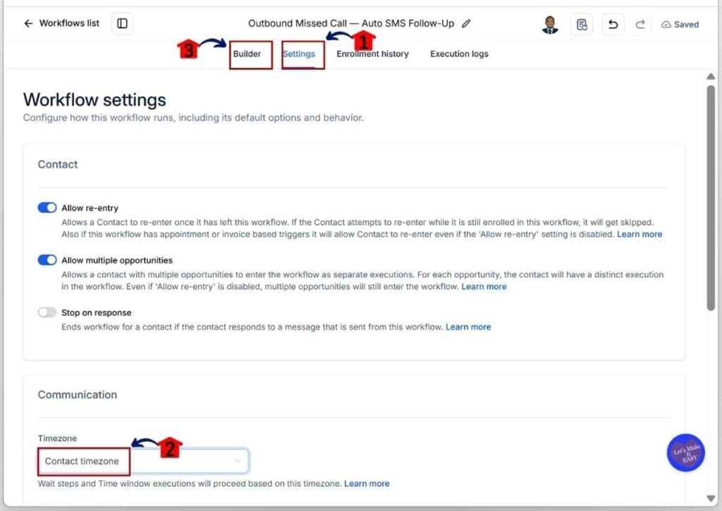 ghl-sms-callback-workflow-settings