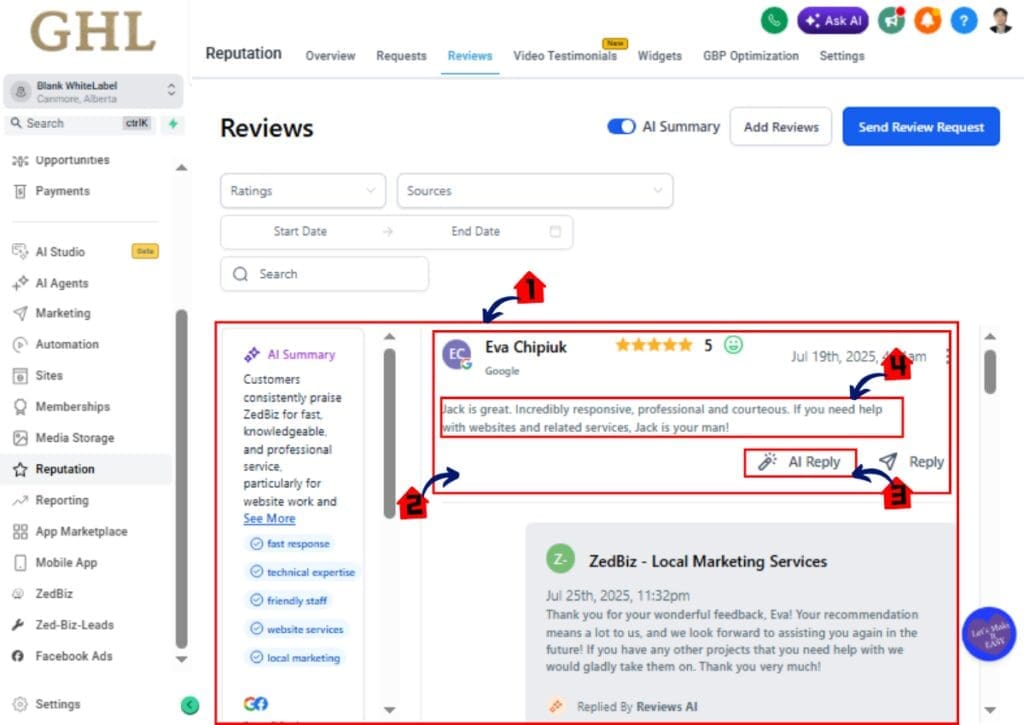 ghl-summer-ai-review-02 GHL AI Reviews – Select a customer review to respond to