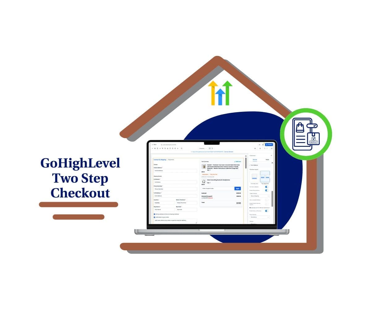 ghl two step checkout