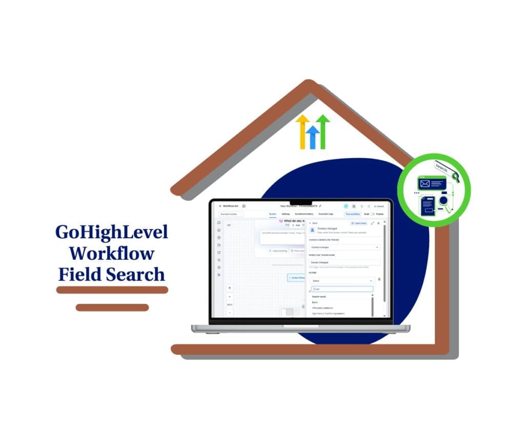ghl workflow field search