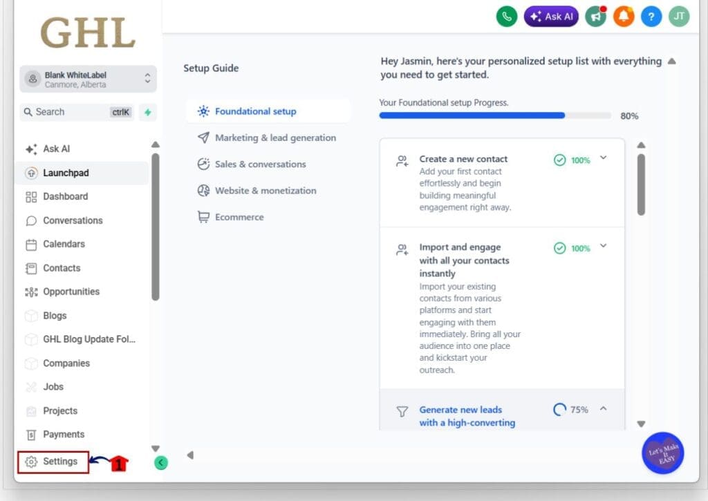 linkedin-integration-step01 how to enable ghl linkedin integration