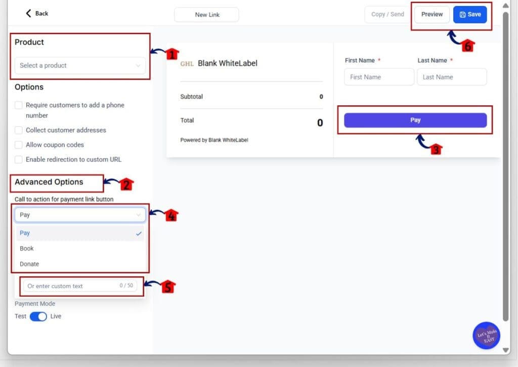 payment-button-text-step02 ghl payment button text - add