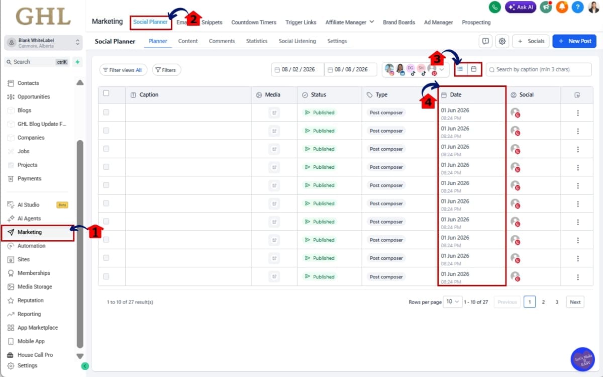How to Use GHL Social Post Deletion